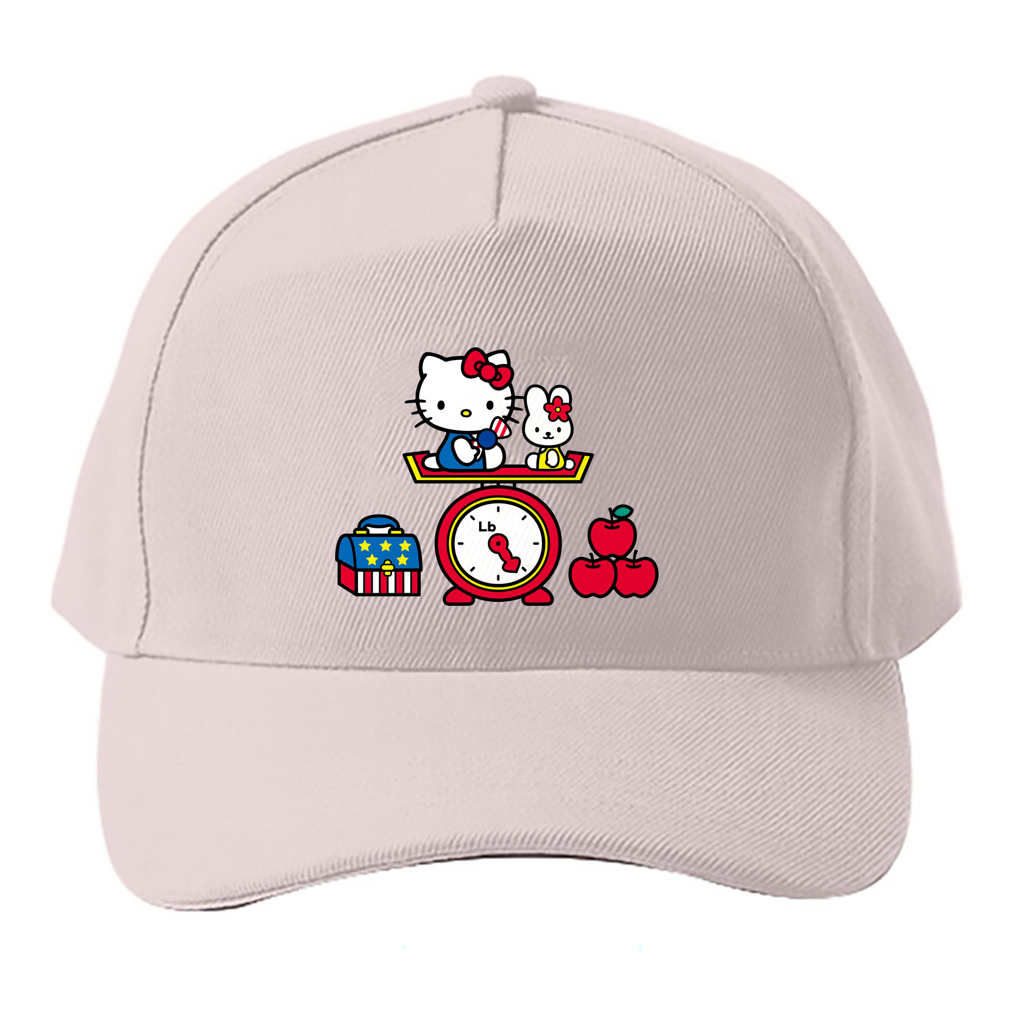 （画像用） Hello Kitty ハローキティ ベースボールキャップ 綿100％ 男女兼用 帽子 スポーツ